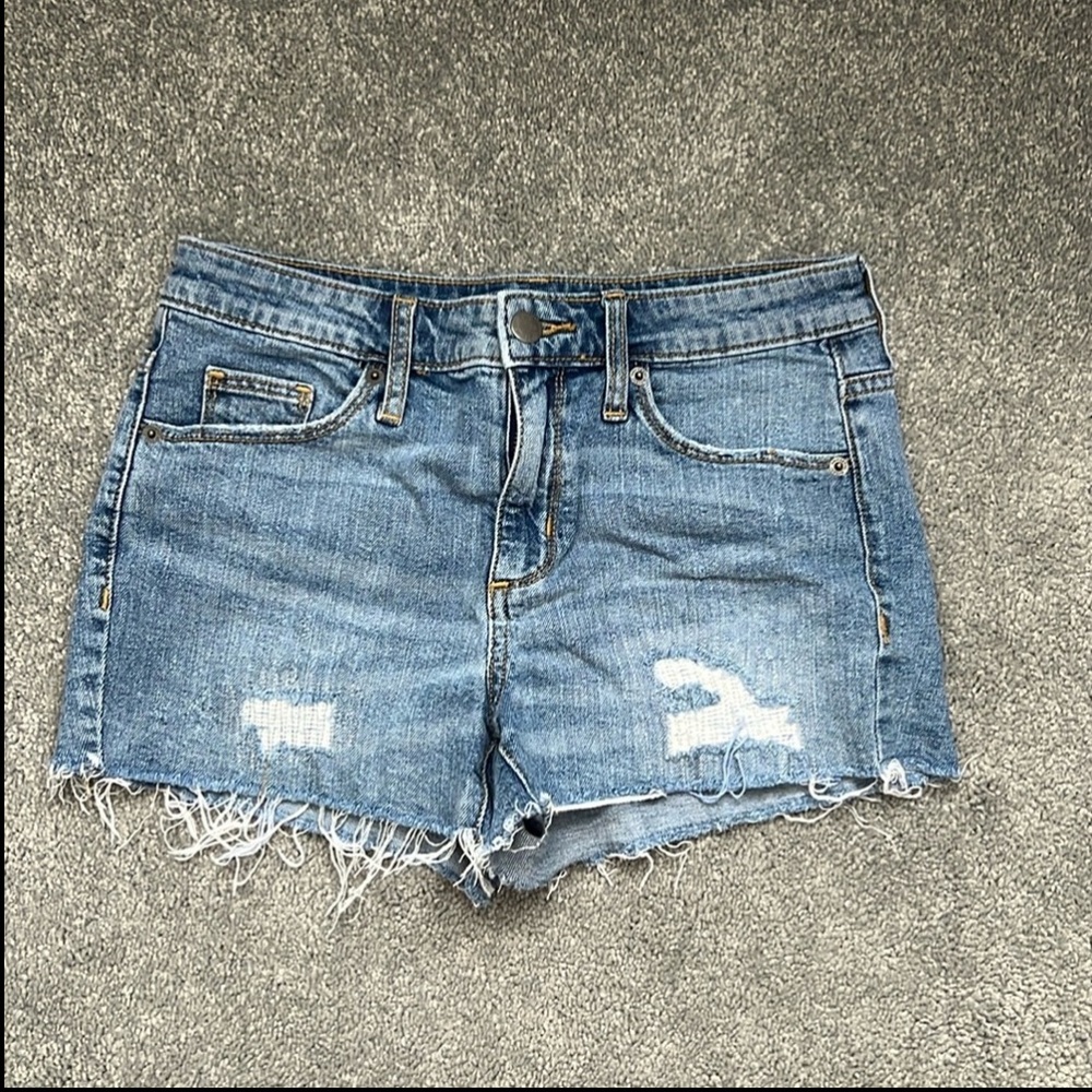 Denim Distressed Women Shorts
